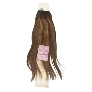 Laavoo Clip In Hair Extensions Brown Blonde Balayage Strt Remy Human Hair 20 in
